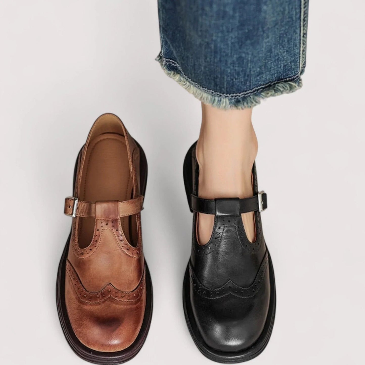 Clara Women’s Mary Jane Shoes featuring orthopedic support and a timeless classic design, perfect for comfort and style. 6