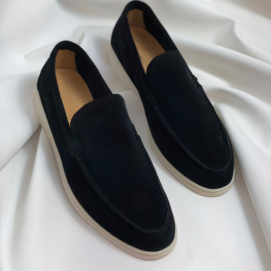 Aero Men's Loafers featuring a classic silhouette and designed for a comfortable fit, perfect for casual or formal occasions. 0