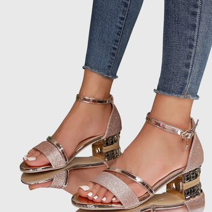Alison Women’s Orthopedic Heeled Sandals featuring an adjustable closure and ergonomic design for comfort and support. 5