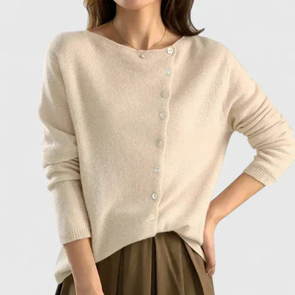 Calizhyah Women’s Cardigan featuring a stylish button-down design and a flattering feminine fit, perfect for layering in any season. 2