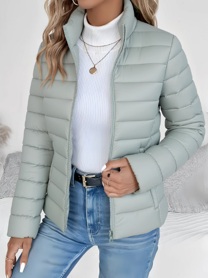 Catriona Women's Quilted Jacket featuring lightweight insulation and a tailored fit, perfect for stylish warmth in transitional weather. 0