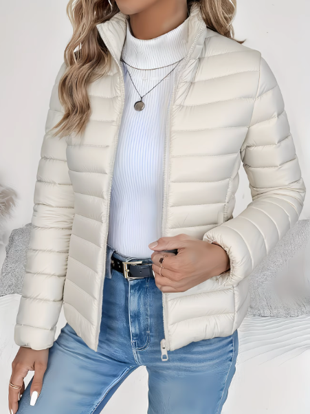 Catriona Women's Quilted Jacket featuring lightweight insulation and a tailored fit, perfect for stylish warmth in transitional weather. 4
