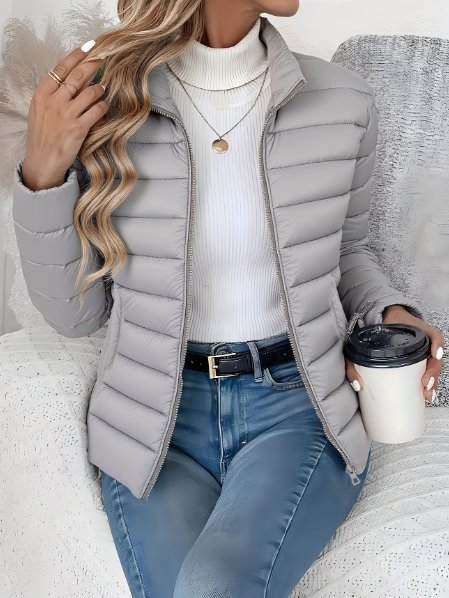 Catriona Women's Quilted Jacket featuring lightweight insulation and a tailored fit, perfect for stylish warmth in transitional weather. 5