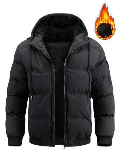 Chase Men's puffer jacket featuring a quilted design for enhanced insulation and warmth during winter months. 2