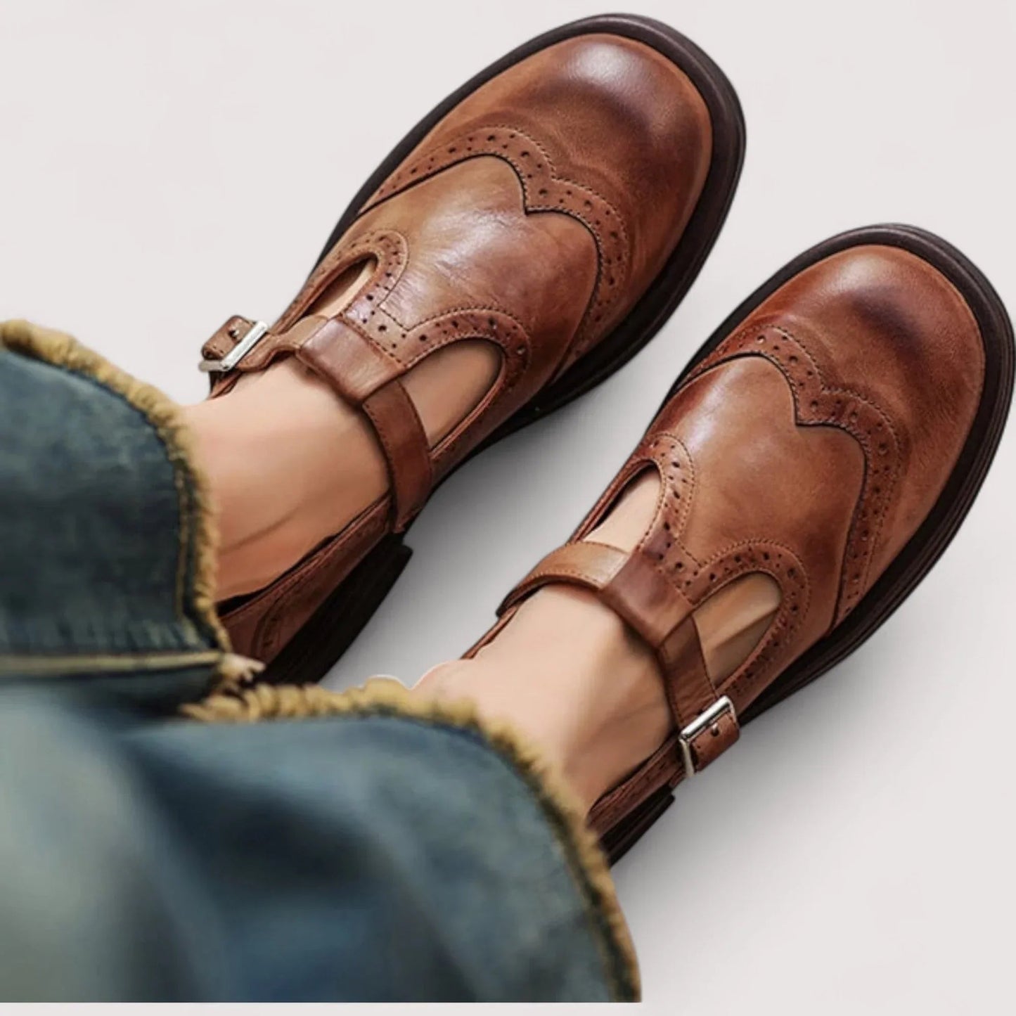 Clara Women’s Mary Jane Shoes featuring orthopedic support and a timeless classic design, perfect for comfort and style. 0