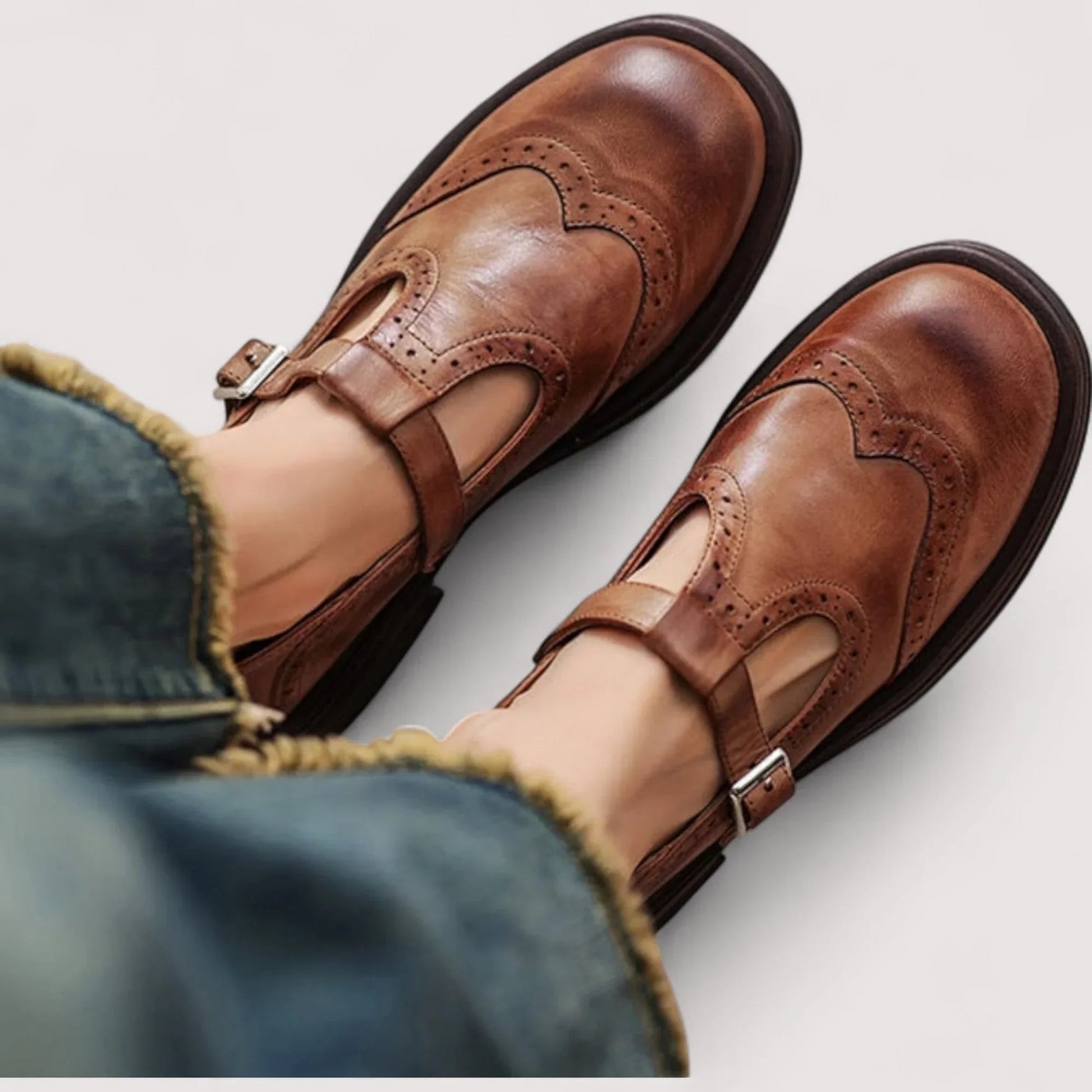 Clara Women’s Mary Jane Shoes featuring orthopedic support and a timeless classic design, perfect for comfort and style. 0