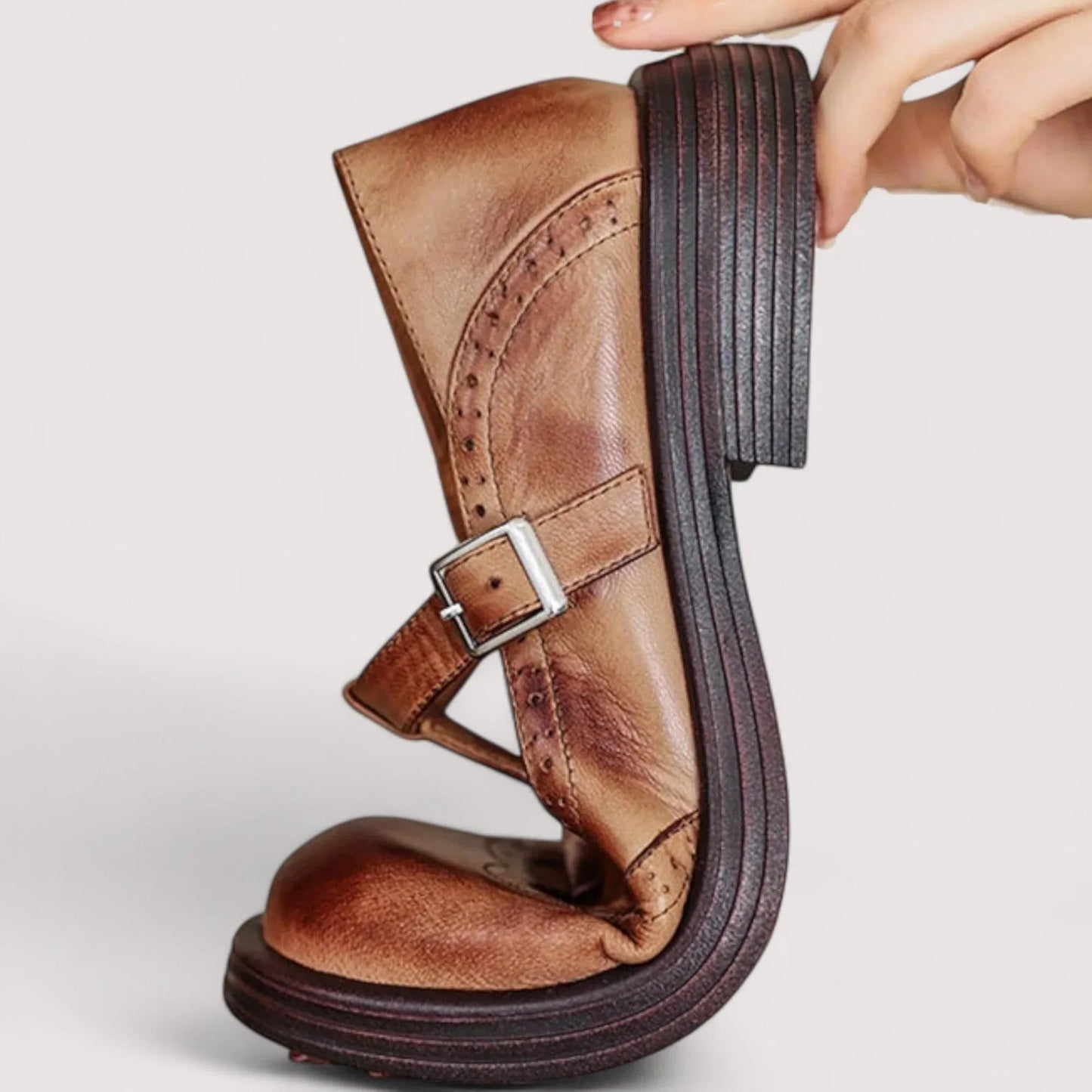 Clara Women’s Mary Jane Shoes featuring orthopedic support and a timeless classic design, perfect for comfort and style. 3