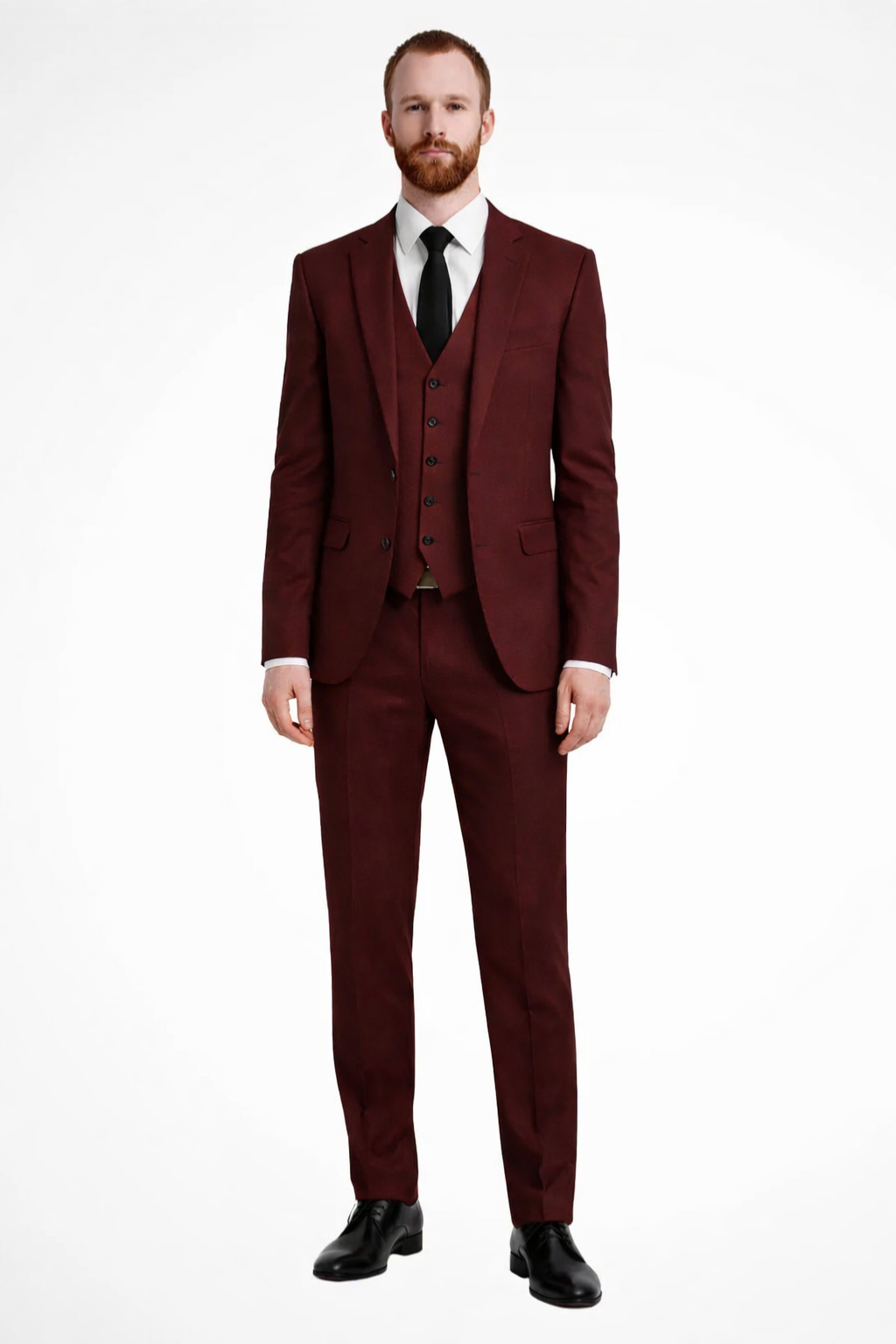 Clifton Men’s Suit in Light Blue featuring a stylish blazer, coordinating waistcoat, and tailored trousers, perfect for formal occasions and professional settings. 7