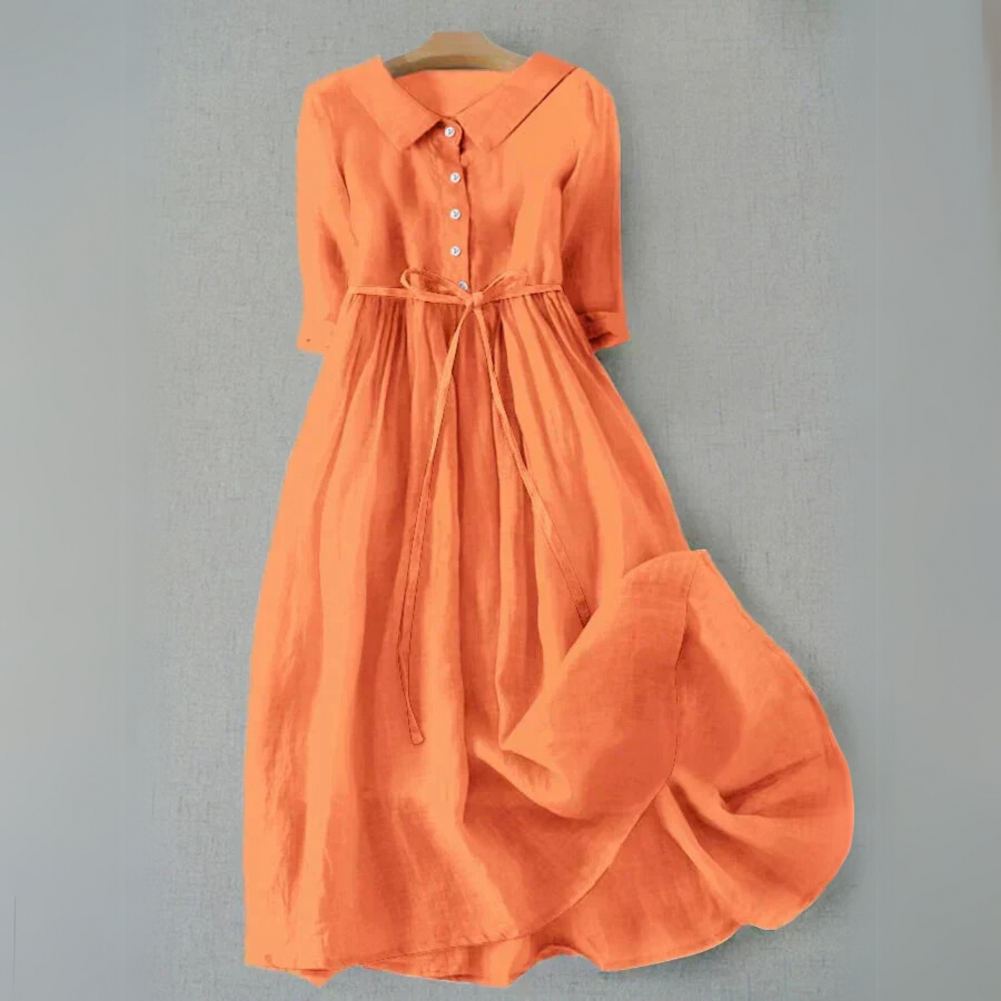 Cora Women's Plus Size Casual Dress with Short Sleeves and A-Line Cut, perfect for everyday wear. 0