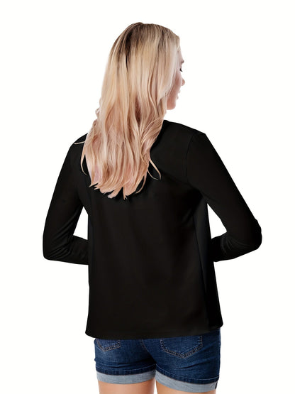 Cora Women's Jacket featuring a relaxed open-front design, perfect for versatile styling and layering in any wardrobe. 0