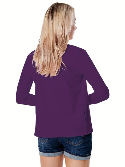 Cora Women's Jacket featuring a relaxed open-front design, perfect for versatile styling and layering in any wardrobe. 10