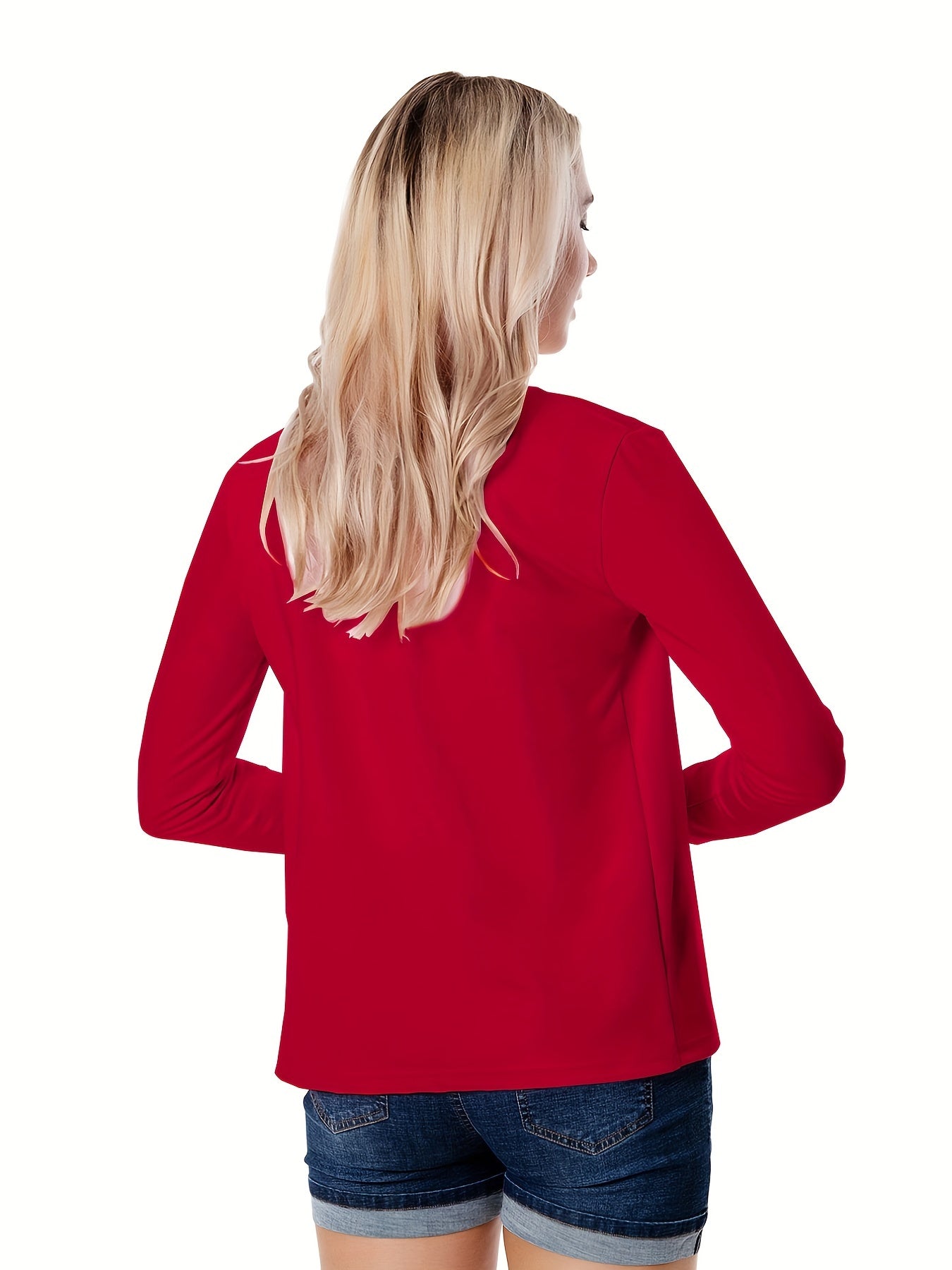 Cora Women's Jacket featuring a relaxed open-front design, perfect for versatile styling and layering in any wardrobe. 15