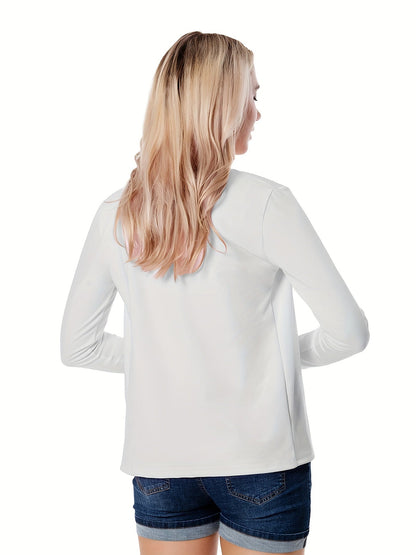 Cora Women's Jacket featuring a relaxed open-front design, perfect for versatile styling and layering in any wardrobe. 5