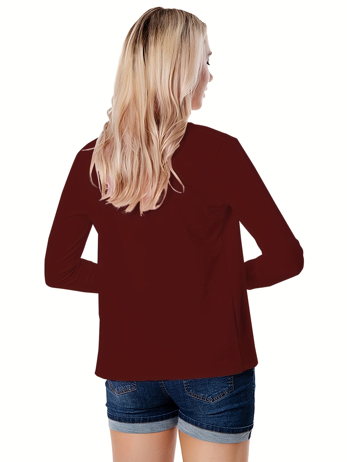 Cora Women's Jacket featuring a relaxed open-front design, perfect for versatile styling and layering in any wardrobe. 9