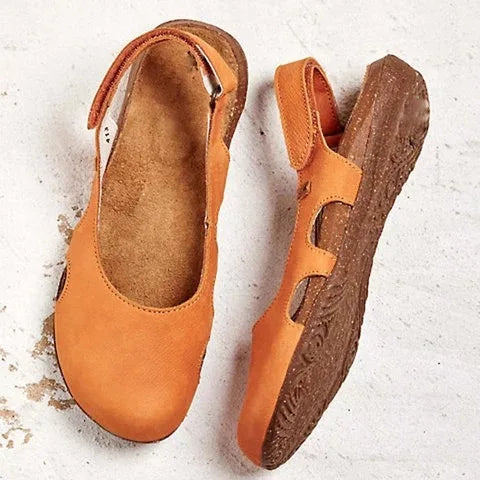 Cora Women’s Sandals featuring orthopaedic cushioned support and a slip-resistant sole, designed for comfort and stability. 3