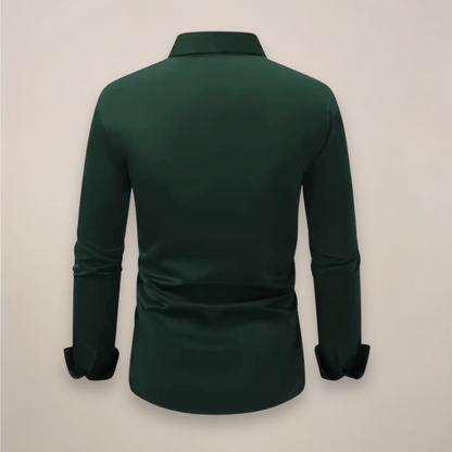 Dapper Men's Dress Shirt featuring a slim fit and modern tailored design, perfect for formal occasions and stylish office wear. 7