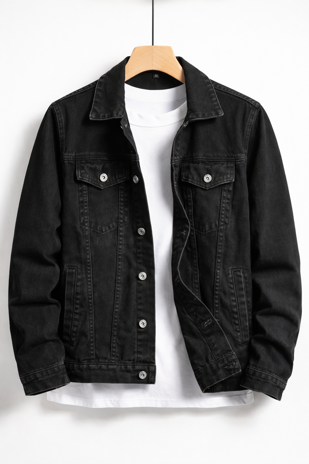 Dapper Men’s Jacket featuring a classic fit and stylish button closure design, perfect for formal and casual occasions. 0