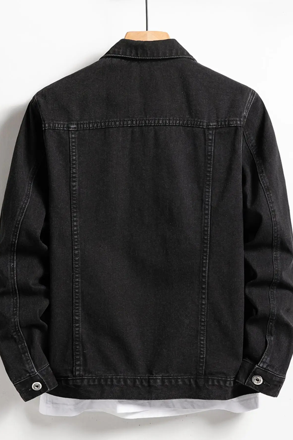 Dapper Men’s Jacket featuring a classic fit and stylish button closure design, perfect for formal and casual occasions. 2
