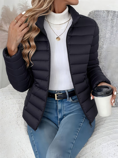 Dara Women's Lightweight Padded Jacket in a slim fit design, ideal for versatile layering, featuring a stylish and functional look for all seasons. 7