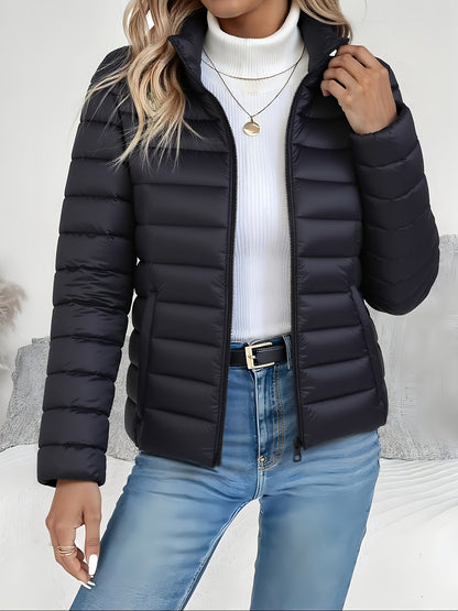 Dara Women's Lightweight Padded Jacket in a slim fit design, ideal for versatile layering, featuring a stylish and functional look for all seasons. 8