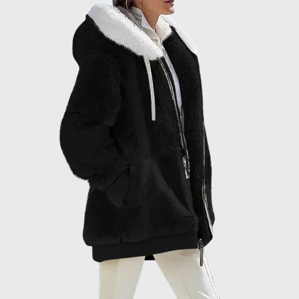 Darcey Women's Puffer Jacket in multicolor featuring a warm fleece blend, perfect for stylish winter wear. 11