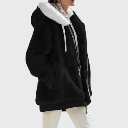 Darcey Women's Puffer Jacket in multicolor featuring a warm fleece blend, perfect for stylish winter wear. 11
