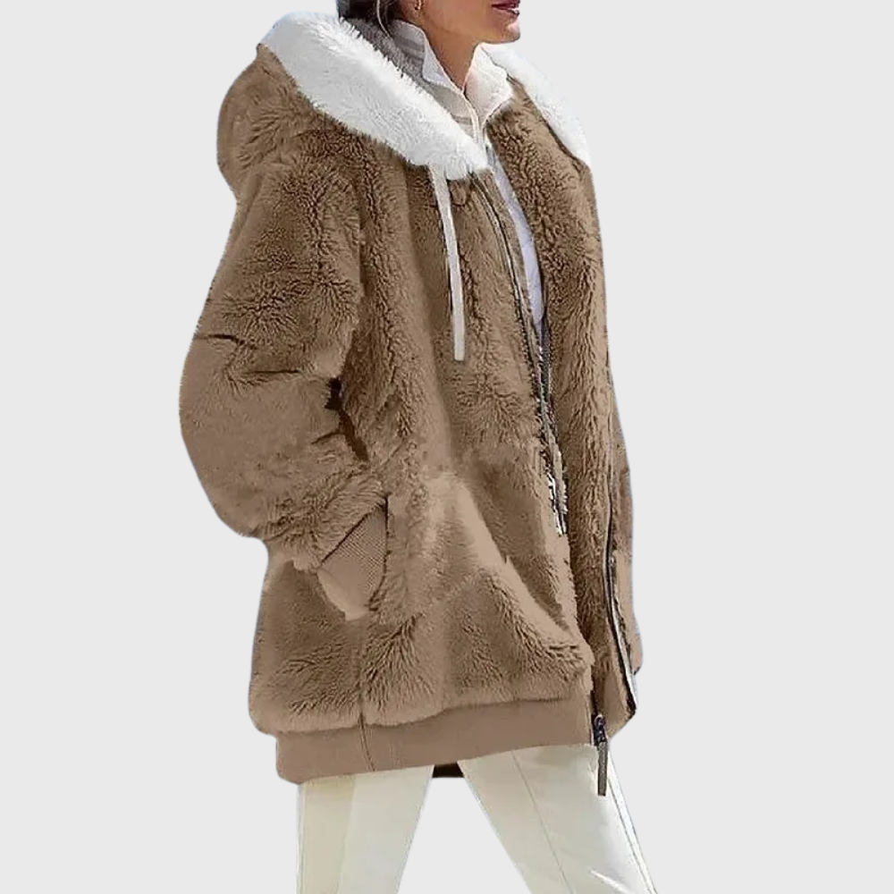 Darcey Women's Puffer Jacket in multicolor featuring a warm fleece blend, perfect for stylish winter wear. 12