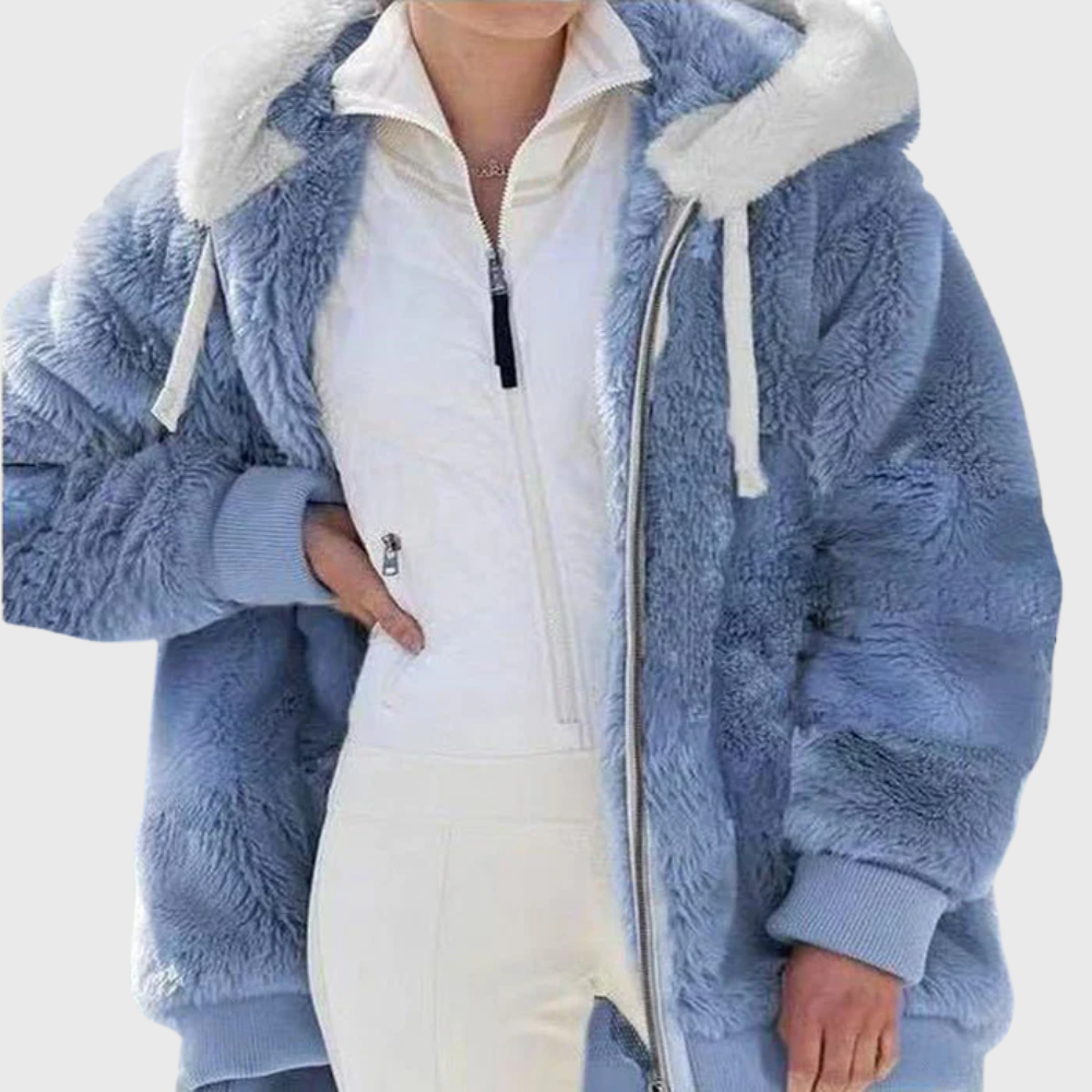 Darcey Women's Puffer Jacket in multicolor featuring a warm fleece blend, perfect for stylish winter wear. 9