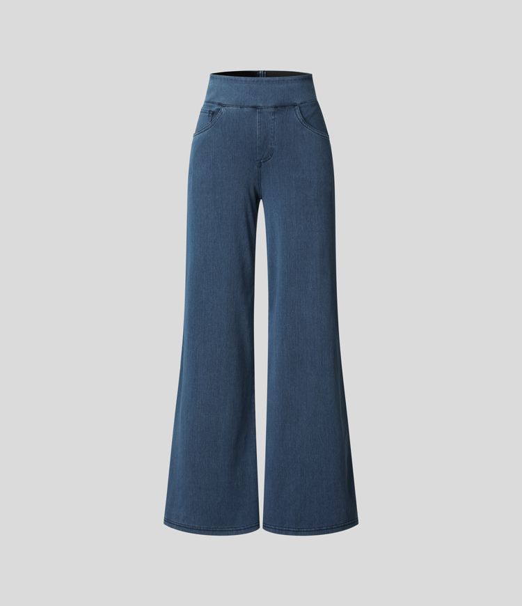 Elysia Women's Elastic Pants featuring a stylish high waist design for comfort and versatility in everyday wear. 6