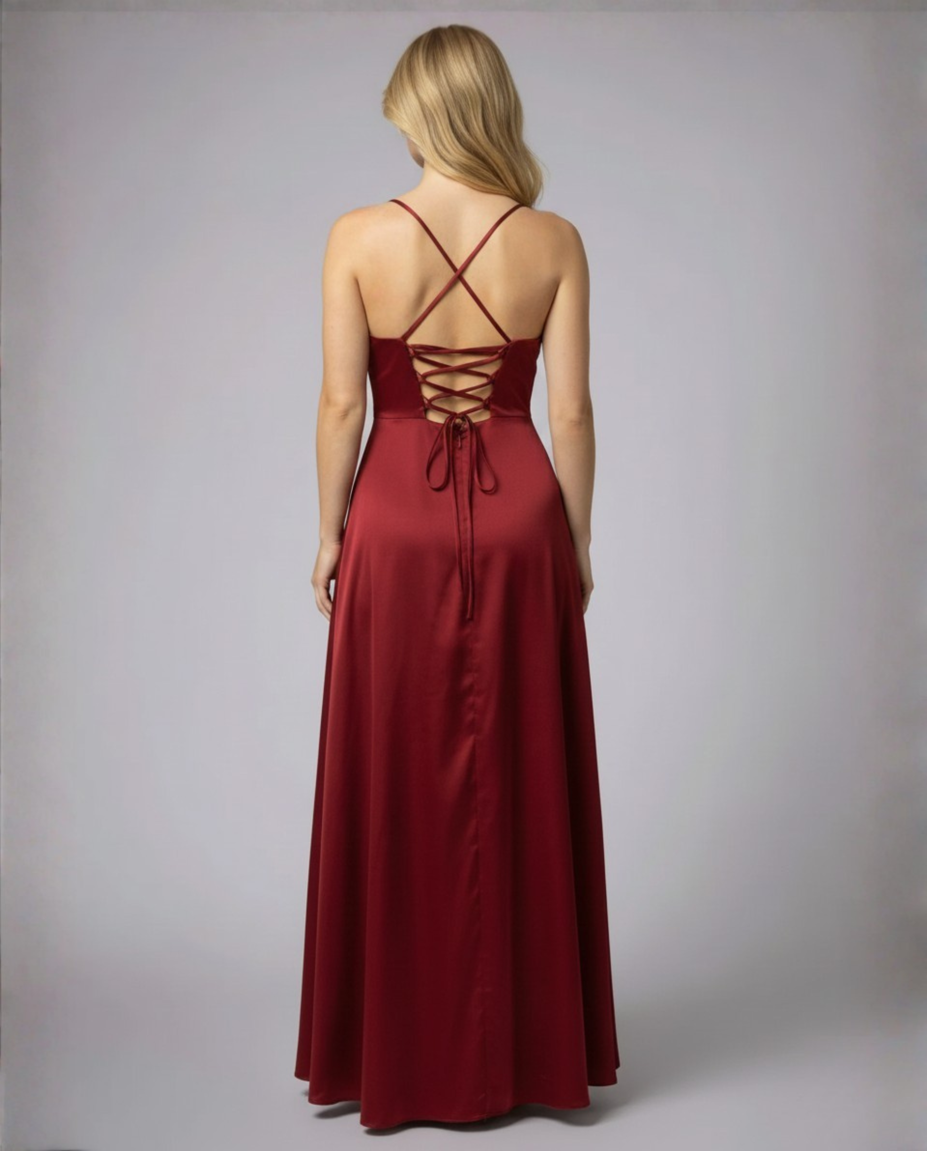 Elysia Women’s Maxi Dress with Braided Back and Flowing Silhouette 2
