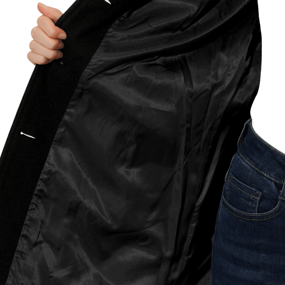Emmara Women’s A-Line Coat featuring a button closure and a structured design, perfect for stylish warmth in any season. 1