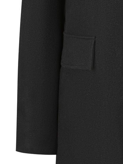 Franklin Men's Single-Breasted Coat featuring a tailored fit and timeless design, perfect for formal occasions and stylish layering. 2