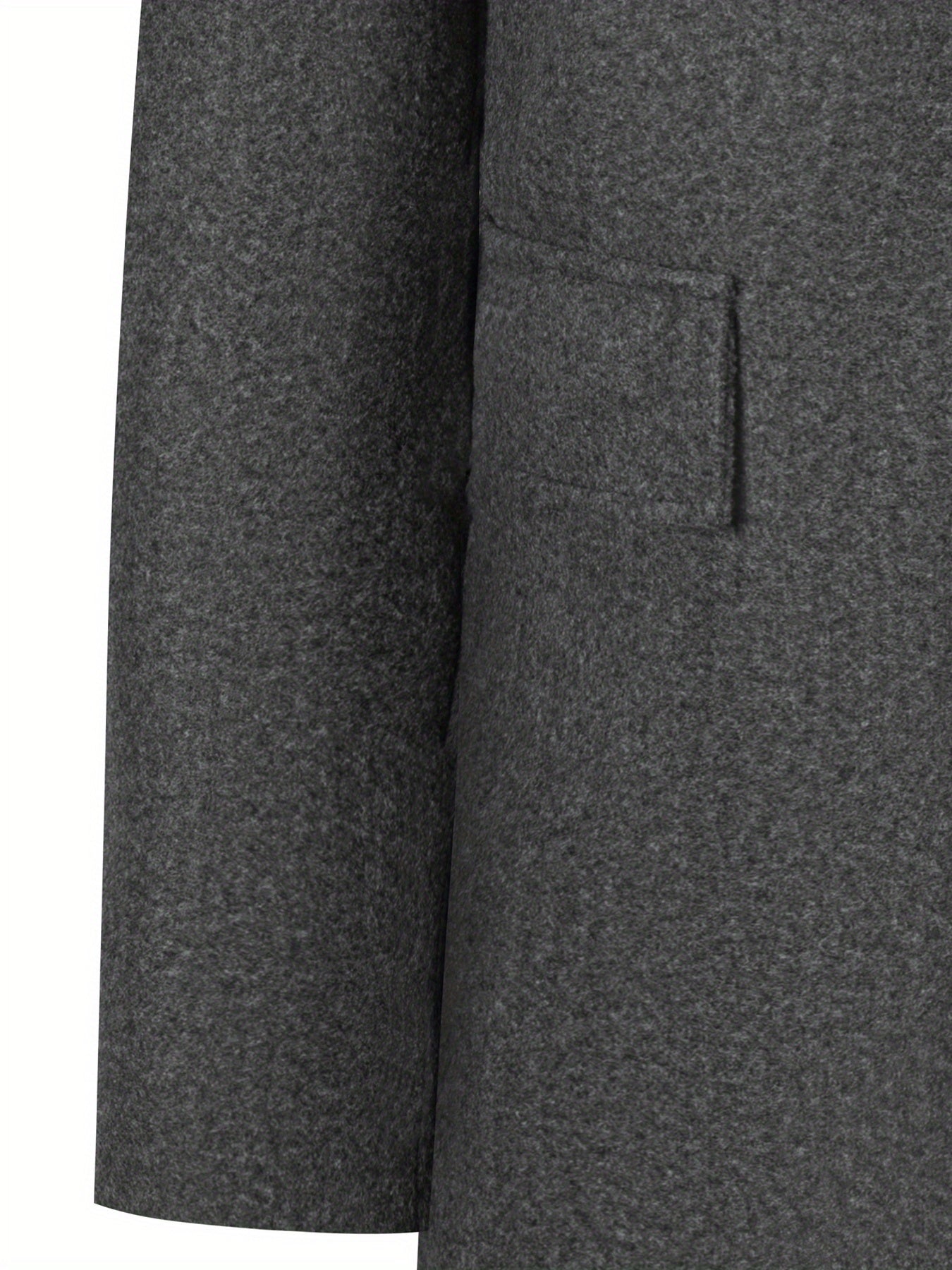 Franklin Men's Single-Breasted Coat featuring a tailored fit and timeless design, perfect for formal occasions and stylish layering. 3