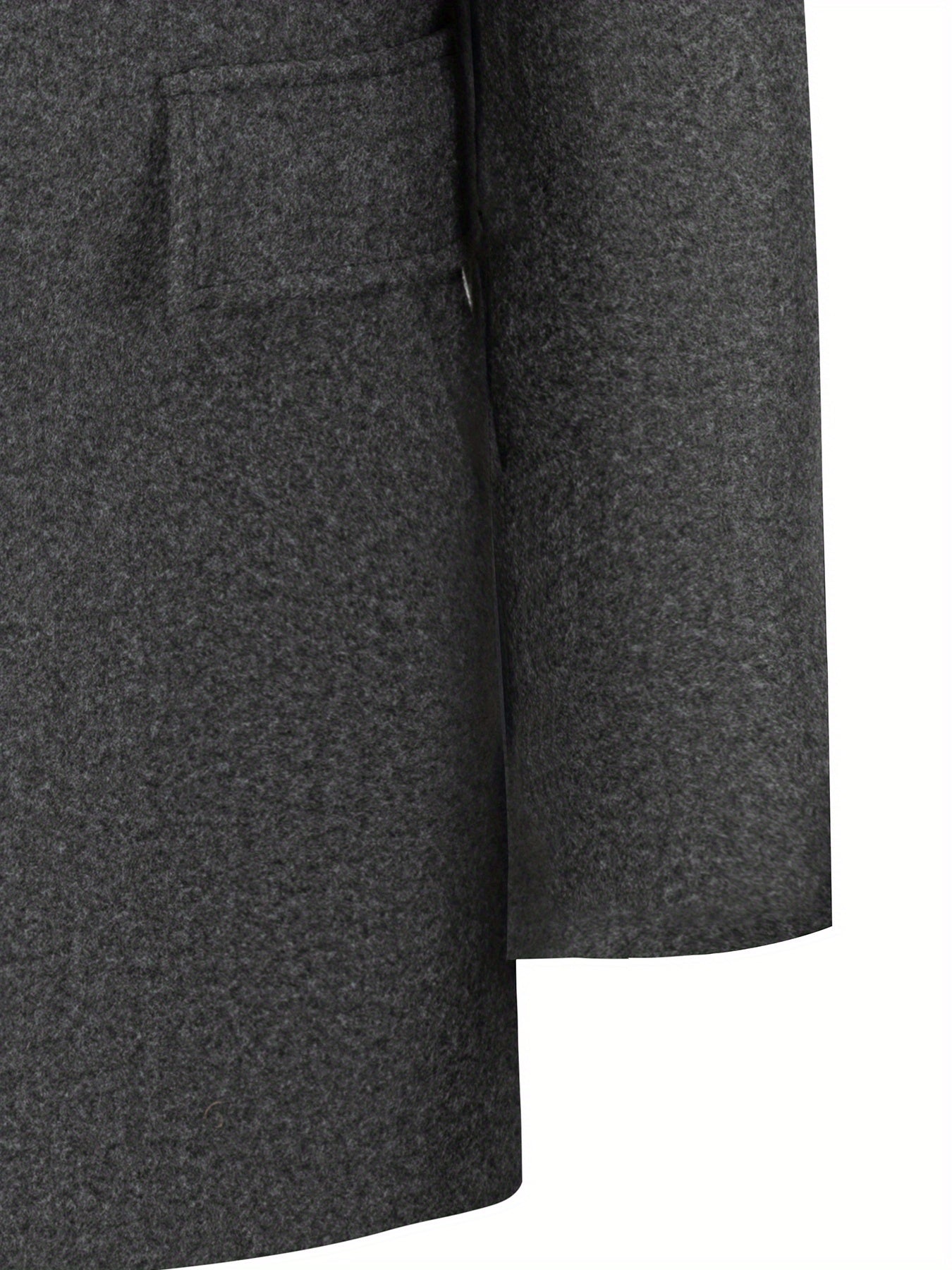 Franklin Men's Single-Breasted Coat featuring a tailored fit and timeless design, perfect for formal occasions and stylish layering. 5