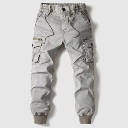 Grove Men's Cargo Joggers featuring adjustable drawstring, multiple pockets, and a stylish design for comfortable everyday wear. 3