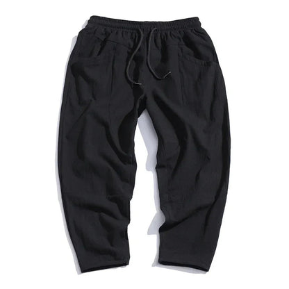 Grove Men’s Cropped Pants featuring an adjustable drawstring waist and articulated paneling for enhanced comfort and style. 4
