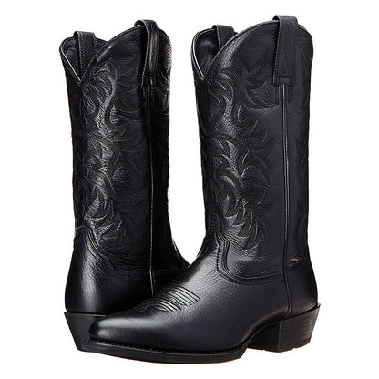 Guinevere Women's Cowgirl Boots featuring classic stitching and a comfortable knee-high design, perfect for stylish western wear. 0