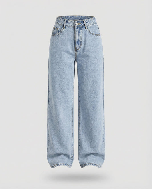 Harper Women’s Flare Jeans with High Waist and Wide Leg Design 0
