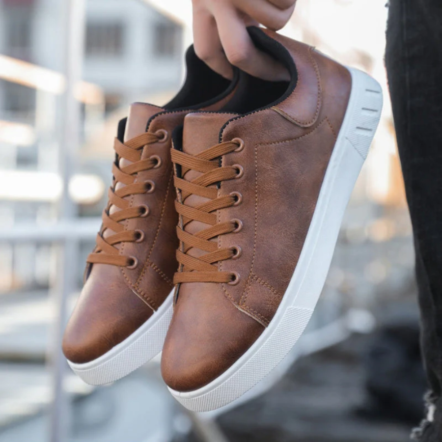 Haven Men's Sneakers featuring a stylish lace-up design and contrasting sole, perfect for casual and athletic wear. 5