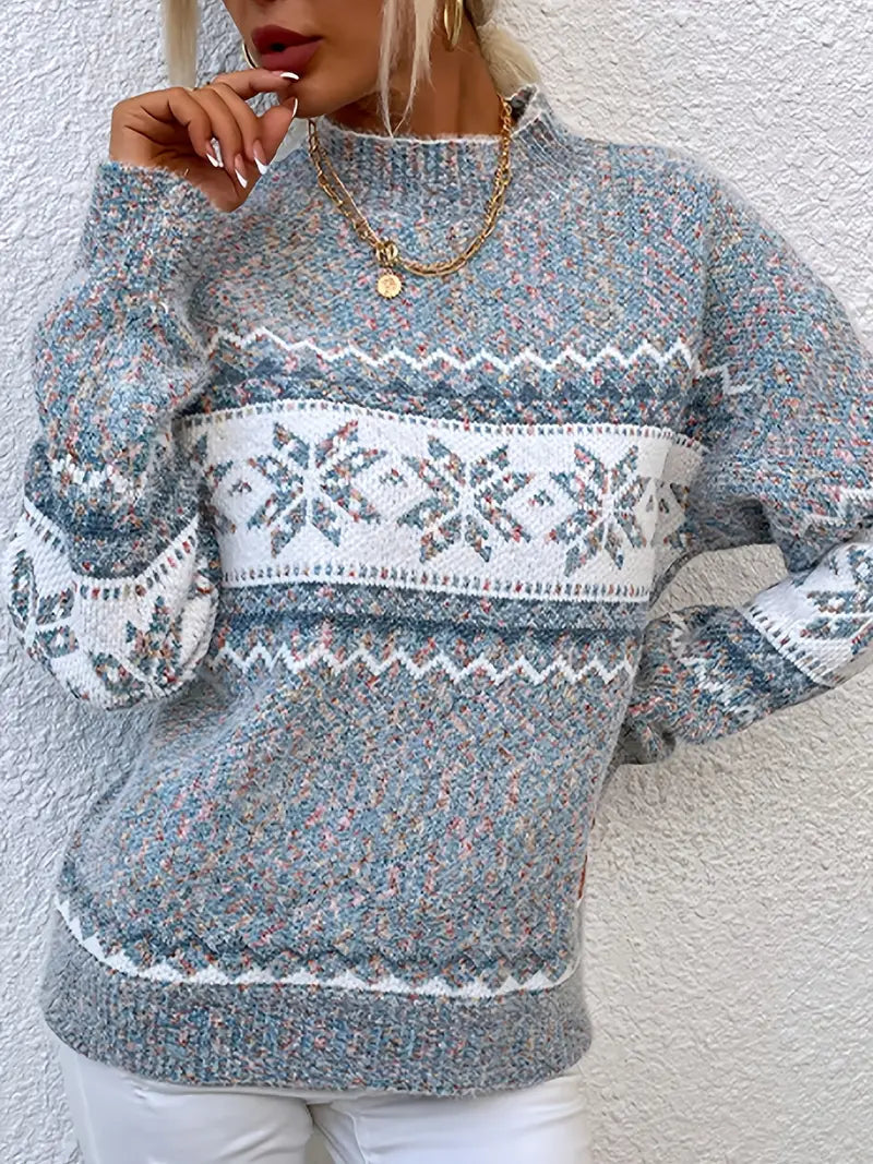 Haven Women’s Seasonal Sweater featuring a cozy fit, stylish design details, perfect for autumn and winter layering. 1