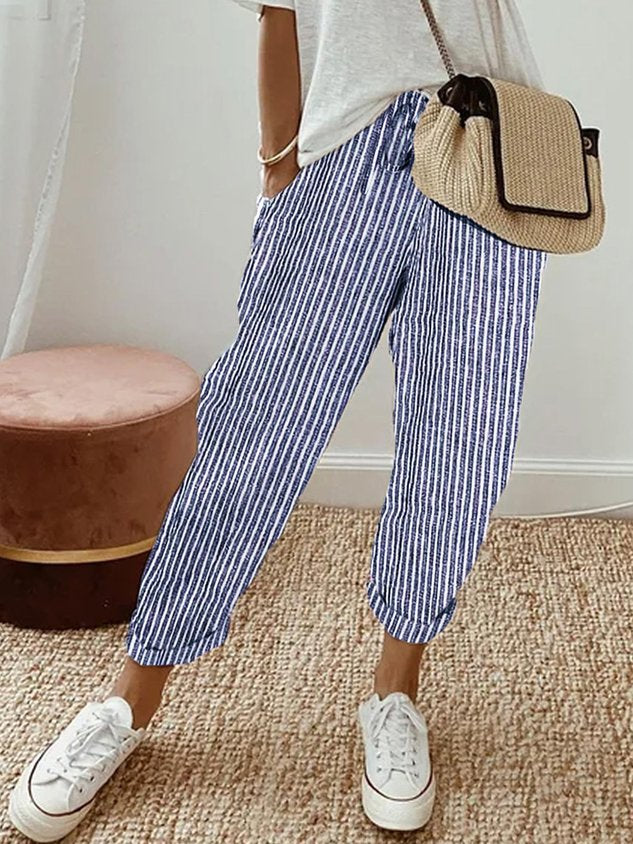 Helga Women's Trousers featuring a flattering fit and breathable design, perfect for comfort and style in any casual or professional setting. 7