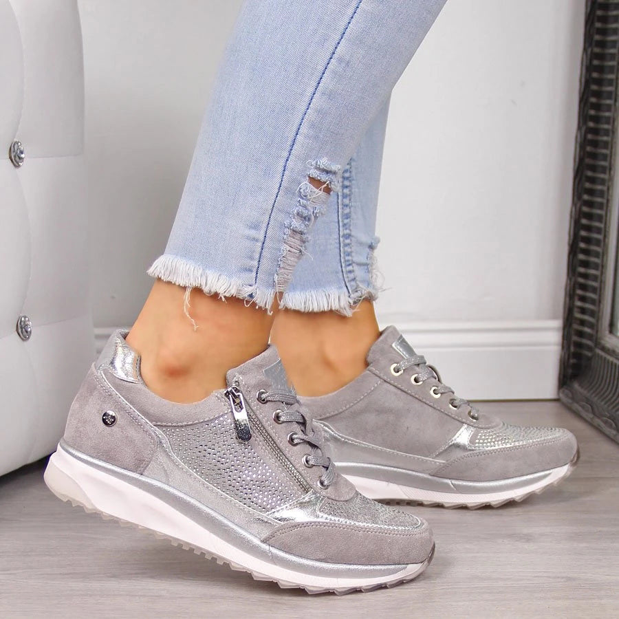 Isla Women’s Casual Shoes featuring orthopedic support and a breathable design for all-day comfort and style. 0