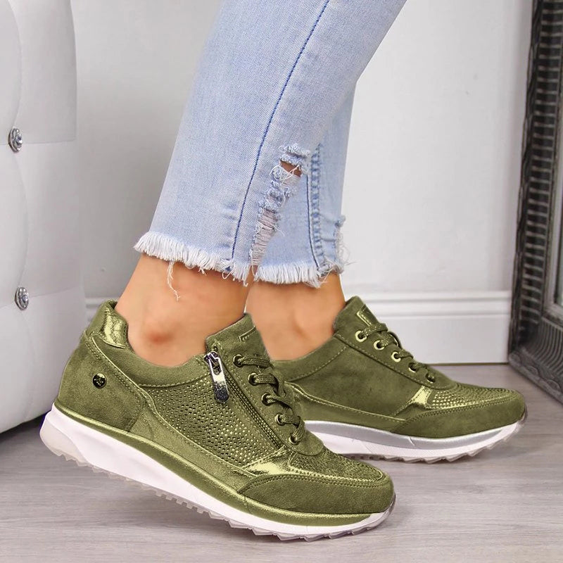 Isla Women’s Casual Shoes featuring orthopedic support and a breathable design for all-day comfort and style. 2