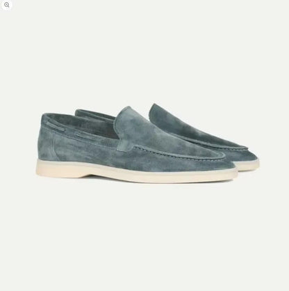 Jade men's loafers featuring a luxurious suede upper and a convenient slip-on design, perfect for casual and formal occasions. 2