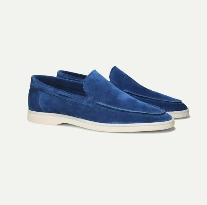 Jade men's loafers featuring a luxurious suede upper and a convenient slip-on design, perfect for casual and formal occasions. 3