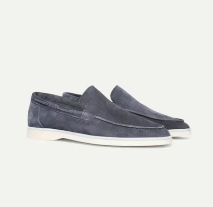 Jade men's loafers featuring a luxurious suede upper and a convenient slip-on design, perfect for casual and formal occasions. 4