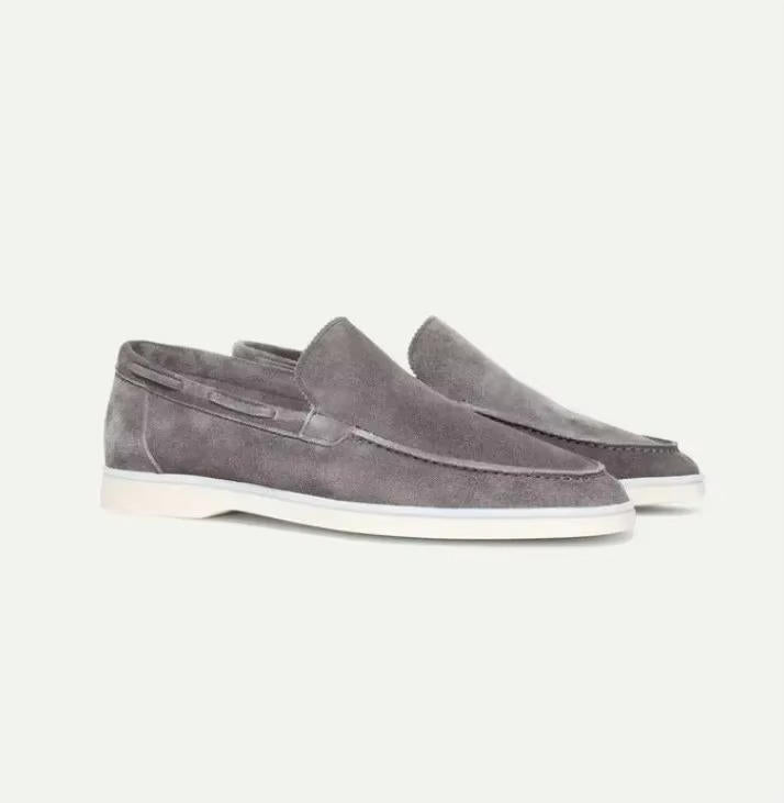 Jade men's loafers featuring a luxurious suede upper and a convenient slip-on design, perfect for casual and formal occasions. 5