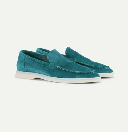 Jade men's loafers featuring a luxurious suede upper and a convenient slip-on design, perfect for casual and formal occasions. 6