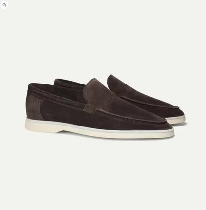 Jade men's loafers featuring a luxurious suede upper and a convenient slip-on design, perfect for casual and formal occasions. 8