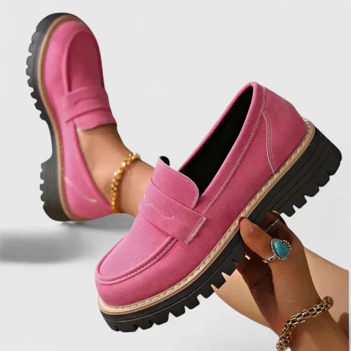 Jade women’s loafers featuring ergonomic support and a cushioned footbed for all-day comfort and style. 1